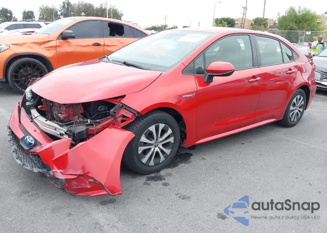 2020 Toyota Corolla Hybrid Le из США, поврежденный, VIN JTDEBRBE7LJ010021